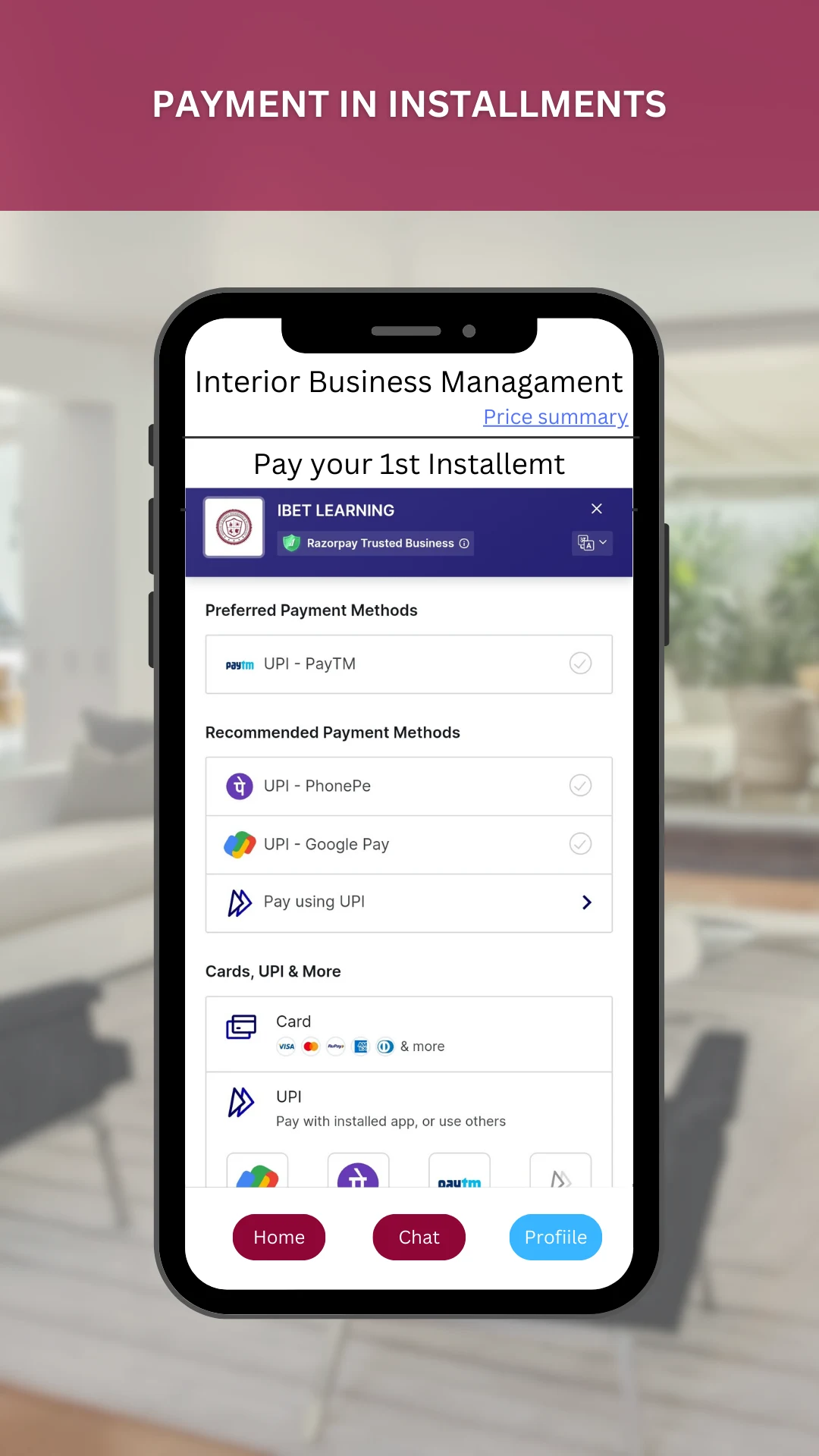 IBET LEARNING screenshot